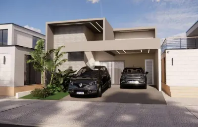 Casa em condomínio fechado com 3 quartos à venda na avenida presidente juscelino kubitschek de oliveira, 177, parque brasil 500, paulínia, 140 m2 por r$ 1.195.000