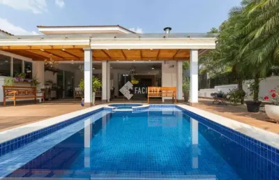Casa em condomínio fechado com 4 quartos à venda na rodovia governador doutor adhemar pereira de barros, 118, loteamento alphaville campinas, campinas, 600 m2 por r$ 7.200.000