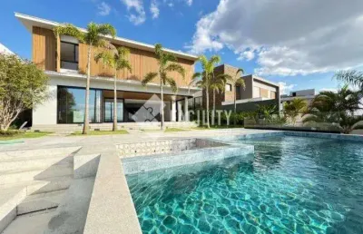 Casa em condomínio fechado com 5 quartos à venda na rua romilda aparecida cruz, 10, residencial jatibela, campinas, 537 m2 por r$ 6.900.000