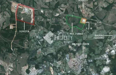 Terreno comercial à venda na do joseph cyril bamford, 3600, éden, sorocaba por r$ 224.000.000