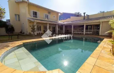 Casa em condomínio fechado com 3 quartos à venda na rua doutor antônio duarte da conceição, 1700, jardim madalena, campinas, 400 m2 por r$ 2.000.000