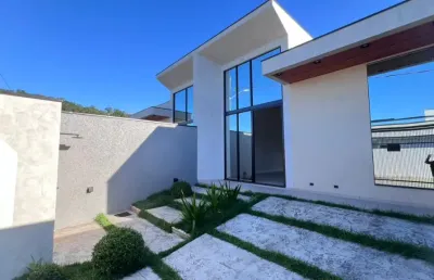 Casa com lindo projeto, 3 quartos, sendo 1 suíte, em itajuba - barra velha