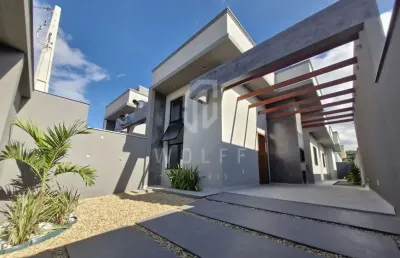 Casas com acabamento impecável, 75 metros quadrados, com 3 quartos em itajubá - barra velha - sc