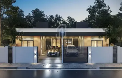 Casa com acabamento de qualidade, 91 m², 3 quartos, no bairro itacolomi - balneário piçarras - sc