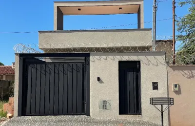Casa 3 quartos a área gourmet com churrasqueira a venda no paranaíba