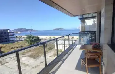 Apartamento em piratininga com 02 quartos com vista do mar