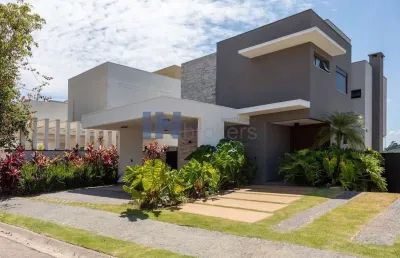 Casa a venda no condomínio bosque dos jatobás, em jundiaí sp, 3 suítes, escritório, piscina aquecida, área gourmet, closet, 4 vagas.