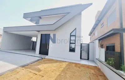 Casa de condomínio de luxo com 3 suítes em itupeva-sp, bairro primavera: 164m², 2 salas, 4 banheiros, 2 vagas.