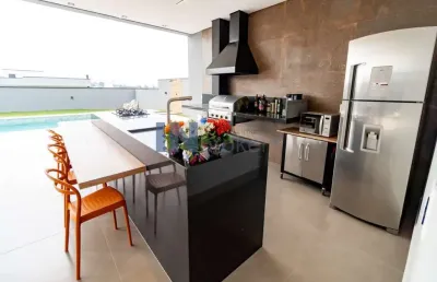 Casa de condomínio de alto padrão com piscina e área gourmet em jundiaí-sp, bairro medeiros: 3 suítes, 2 salas, 5 banheiros, 6 vagas, 814m².