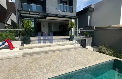 Casa alto padrão no cond. brisas jundiaí, jardim novo mundo, 3 suítes, piscina, área gourmet, 4 vagas. venda ou locação