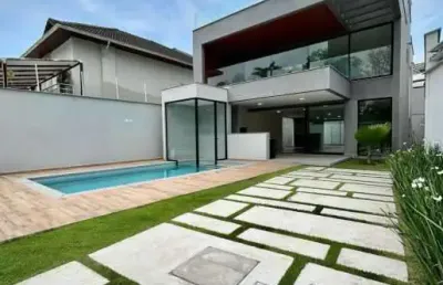 Casa em condomínio fechado com 4 quartos à venda na avenida di cavalcanti, barra da tijuca, rio de janeiro, 340 m2 por r$ 5.200.000