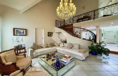 Casa em condomínio fechado com 5 quartos à venda na estrada do pontal, recreio dos bandeirantes, rio de janeiro, 600 m2 por r$ 3.400.000