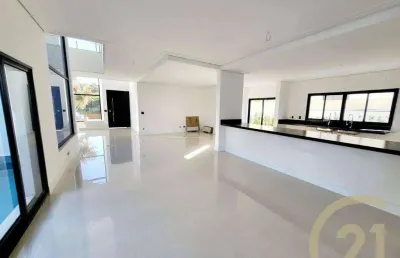 Casa com 4 suítes, área gourmet e piscina aquecida à venda, 416 m² por r$ 2.790.000 - alphaville nova esplanada 3 - votorantim/sp