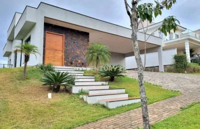 Casa térrea com 4 quartos, 340 m² - venda por r$ 2.300.000 ou aluguel por r$ 14.214/mês - residencial saint charbel - araçoiaba da serra/sp
