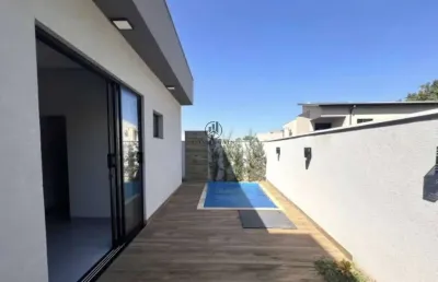 Casa térrea, no condomínio buona vita, com 3 suítes, 132m²