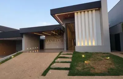 Casa térrea, no condomínio quinta dos ventos, com 3 suítes, 208m²