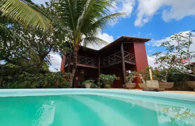 Charme, conforto e sofisticação definem esta incrível casa disponível para venda - centro - são miguel do gostoso/rn - ca0482