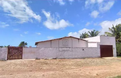 Casa com 3 dormitórios à venda, 135 m² - praia de santa rita - extremoz/rn - ca0474