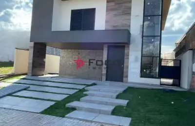 Sobrado recém-construído no residencial mantiqueira / 4 quartos sendo 3 suítes com closet / piscina / 252m² de terreno / 180m² de construção / são josé dos campos