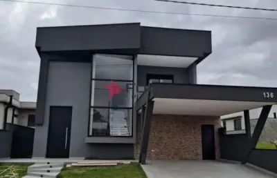 Casa em condomínio com 3 suítes, reserva rudá - loteamento floresta
