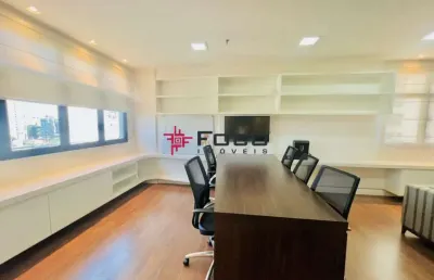 Sala comercial mobiliada/edifício prime offices/ 54m²/jardim aquárius/ são josé dos campos