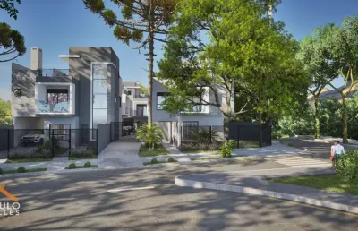 Sobrado a venda 3 suítes harmony residencia curitiba