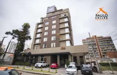 Flat com 1 quarto à venda na Rua Silveira Peixoto, 1297, Batel, Curitiba