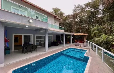 Casa exclusiva com área de lazer completa - residencial guaratuba ii