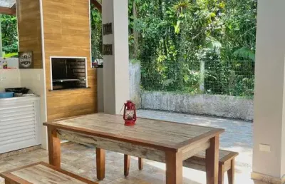 Casa de condomínio - residencial guaratuba com piscina