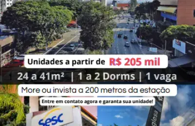 Breve lançamento / studio 24 a 41m² - 1 dorm - parada inglesa zn