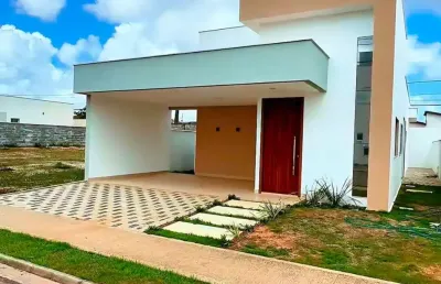 Casa térrea no cond. ecoville ii, três suítes - 128 m2 - r$550.000,00 - whatsapp:84 9.9145.9638