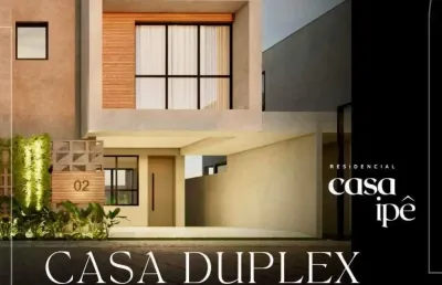 Lançamento: casas duplex no residencial casa ipê, três quartos - 110 m2 - r$553.000,00 -  whatsapp:84 9.9145.9638