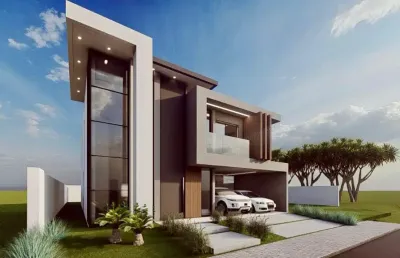 Cond. sunset boulevard, casa duplex com cinco suítes - 257 m2 - r$2.000.000,00 - em construção -  whatsapp:84 9.9145.9638