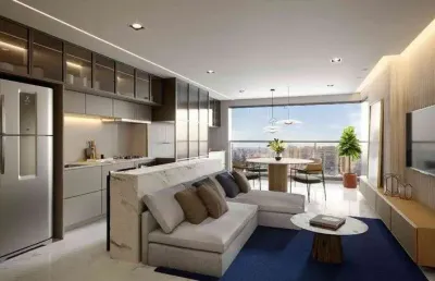 Apartamento para venda com 77 metros quadrados com 2 quartos em santo amaro - são paulo - sp