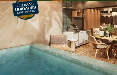 Flat com piscina privativa na praia de tamandaré | 50m do mar