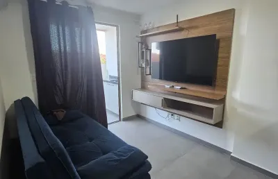 Apartamento mobiliado c/ 1 quarto na praia de tamandaré | 250m do mar