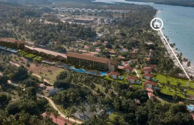 Flat em resort na beira mar da praia dos carneiros | carneiros atlântico