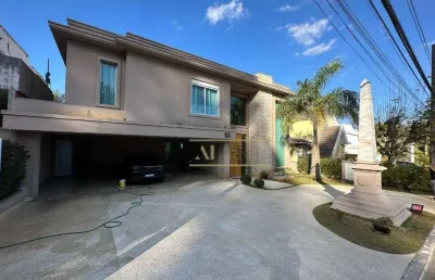 Casa com 5 dormitórios à venda, 729 m² por r$ 12.000.000,00 - alphaville 10 - santana de parnaíba/sp