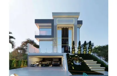 Casa com 4 dormitórios à venda, 440 m² por r$ 9.500.000,00 - gênesis 2 - santana de parnaíba/sp