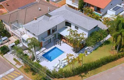 Casa com 4 dormitórios à venda, 460 m² por r$ 4.390.000,00 - alphaville 6 - santana de parnaíba/sp