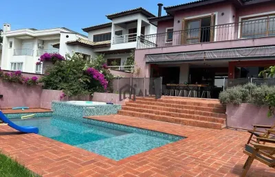 Casa com 4 dormitórios à venda, 410 m² por r$ 4.100.000,00 - alphaville 11 - santana de parnaíba/sp