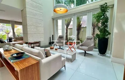 Casa com 4 dormitórios à venda, 400 m² por r$ 5.800.000,00 - tamboré 11 - santana de parnaíba/sp