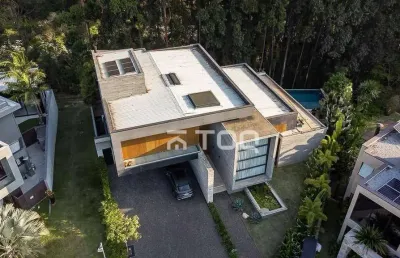 Casa com 4 dormitórios à venda, 600 m² por r$ 12.999.000,00 - tamboré 11 - santana de parnaíba/sp
