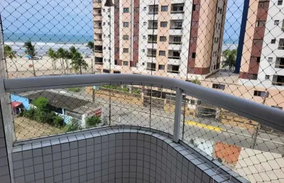 Apartamento para venda em praia grande, mirim, 1 dormitório, 1 banheiro, 1 vaga