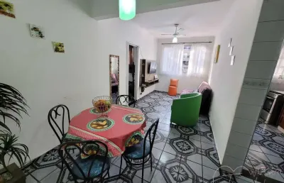 Apartamento para venda em praia grande, canto do forte, 1 dormitório, 1 banheiro, 1 vaga