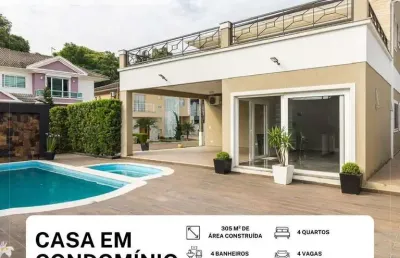 Casa em condomínio fechado com 4 quartos à venda na rua vereador ângelo burbello, 2591, umbará, curitiba por r$ 2.300.000
