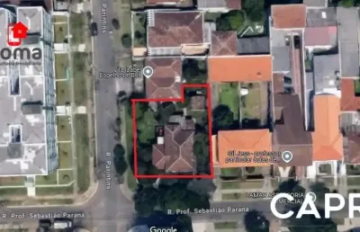 Terreno à venda na rua professor sebastião paraná, 563, vila izabel, curitiba por r$ 2.130.000