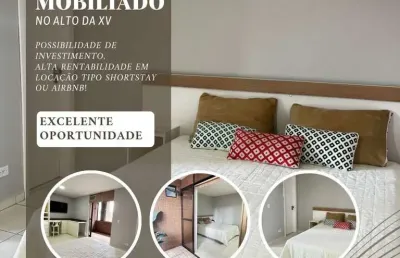 Apartamento com 1 quarto à venda na rua xv de novembro, 2050, alto da rua xv, curitiba por r$ 200.000