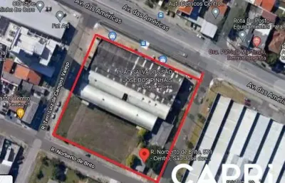 Terreno à venda na rua norberto de brito, 571, centro, são josé dos pinhais por r$ 22.000.000