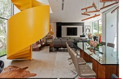 Casa em condomínio fechado com 4 quartos à venda na rua doutor ney leprevost, 72, santo inácio, curitiba por r$ 4.790.000